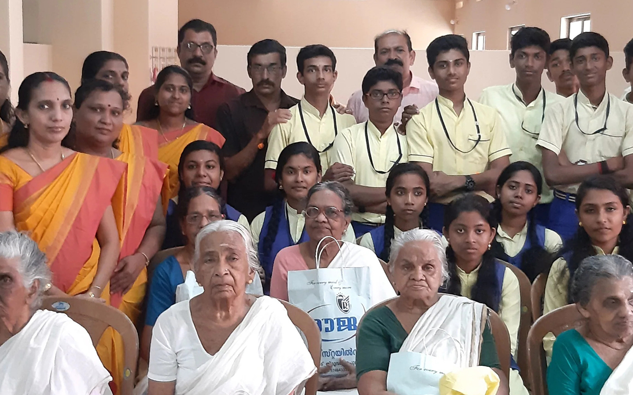 Social Service Camps  -  Facilities of Vyasa Vidya Bhavan, a CBSE school in Vyasagiri, Machel, Thiruvananthapuram.